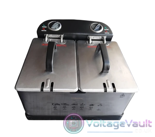 Cookworks Twin Professional Deep Fat Fryer